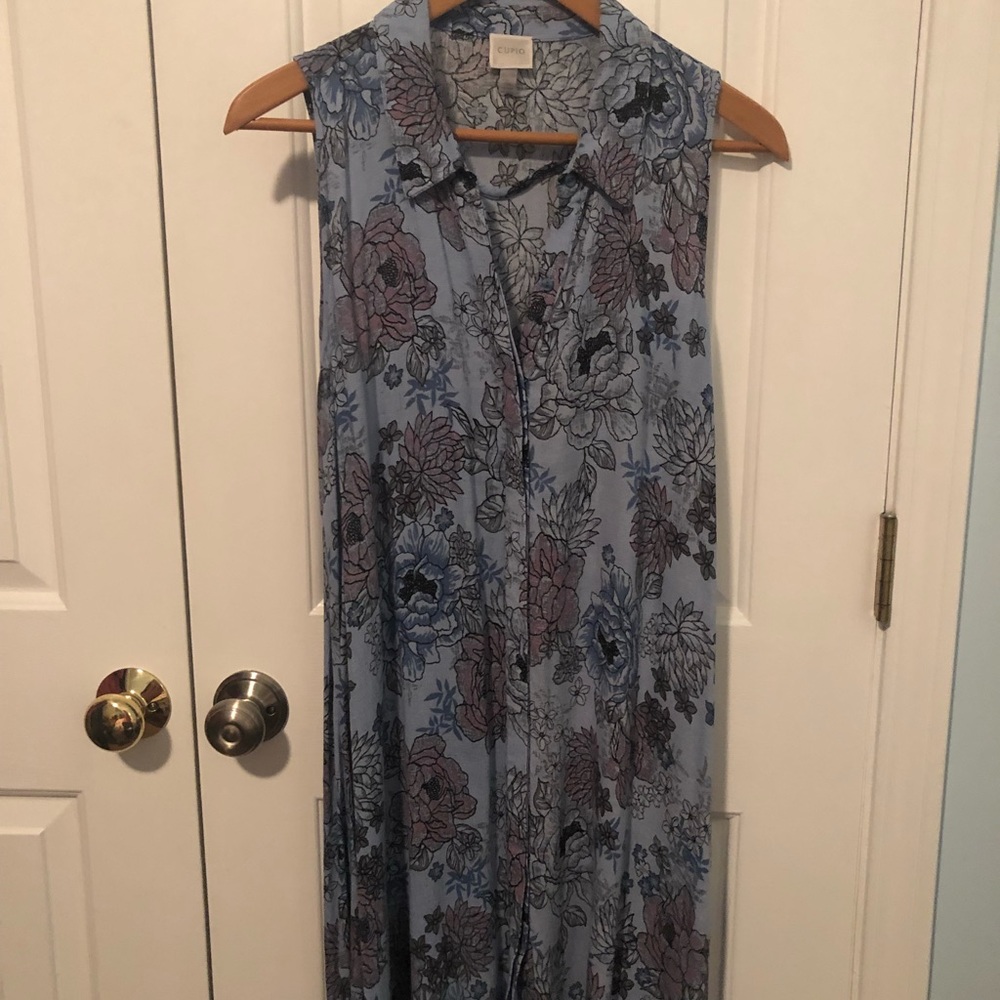 Cupio long blue shirt